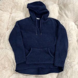 Blue hoodie